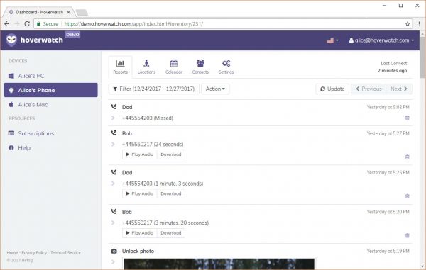 hoverwatch-mobile phone spy app