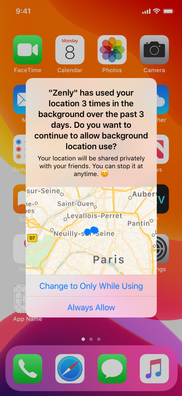 install the gps tracker app