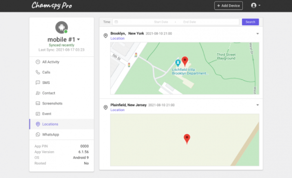 phone location tracker-Chamspy pro