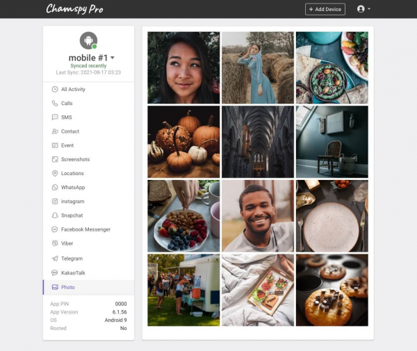 photo tracker app- Chamspy pro